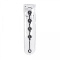 Waterdrop Silicone Anal Balls - L - 40mm - Black