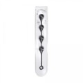 Silicone Waterdrop Anal Balls - XL - 50mm - Black