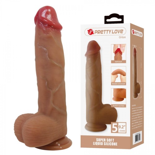 Pretty Love Orton 9.2" Super Soft Liquid Silicone Dildo