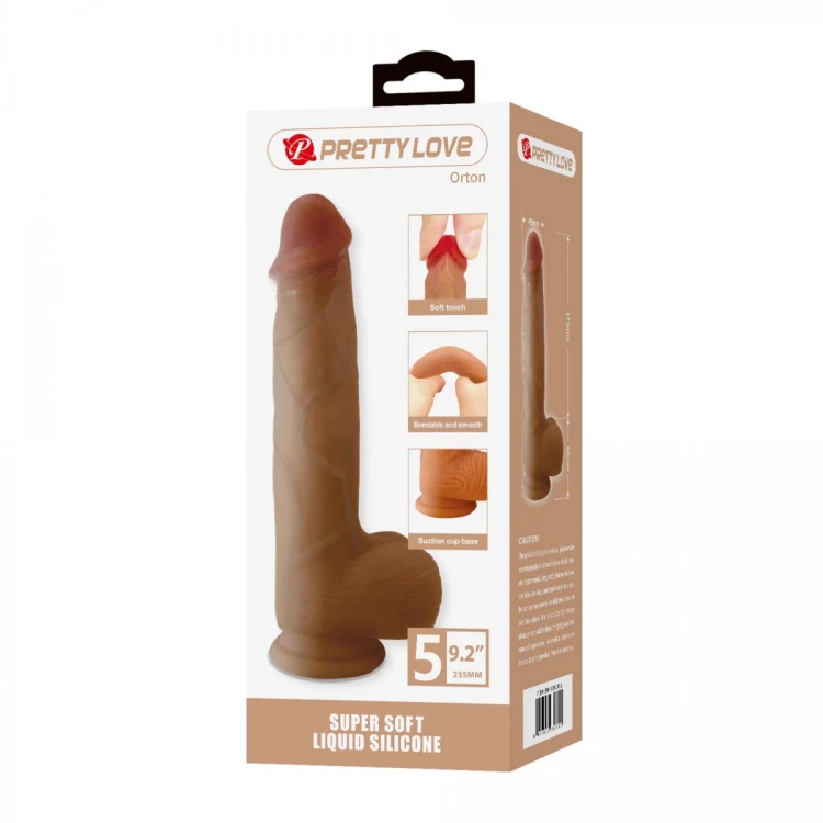 Pretty Love Orton 9.2" Super Soft Liquid Silicone Dildo