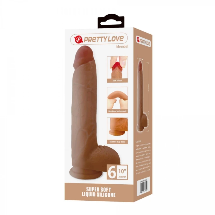 Pretty Love Mendel 10" Super Soft Liquid Silicone Dildo
