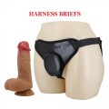 Pretty Love Fogg 4.7" Silicone Dildo with Harness Briefs