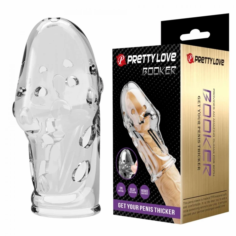 Pretty Love Penis Sleeve – Booker (Clear)