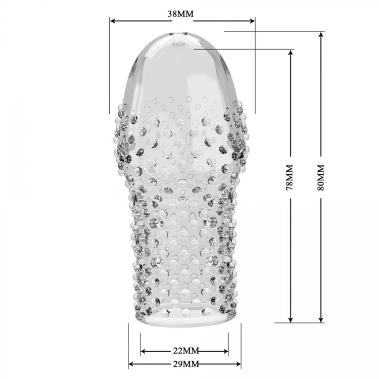 Pretty Love Penis Sleeve – Becks (Clear)
