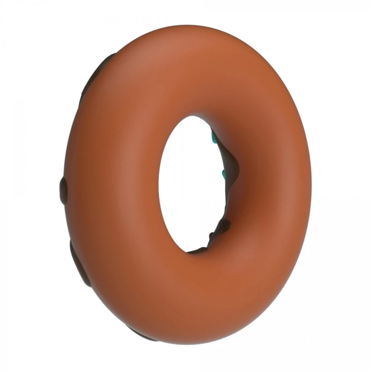 Pretty Love Choco Super Donut Silicone Cock Ring