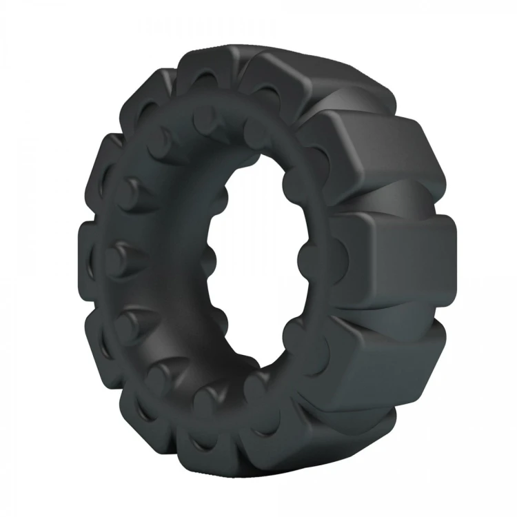 Crazy Bull Laiden Super Soft Silicone Cock Ring – Black