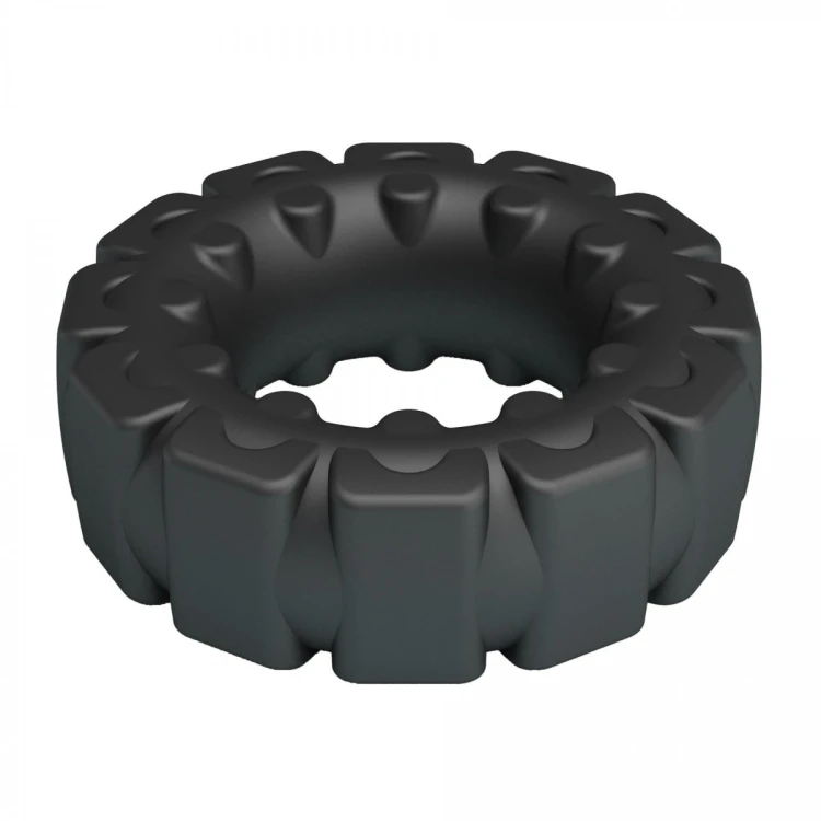 Crazy Bull Laiden Super Soft Silicone Cock Ring – Black