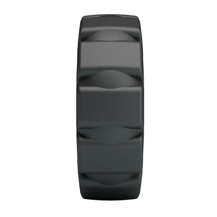 Crazy Bull Laiden Super Soft Silicone Cock Ring – Black