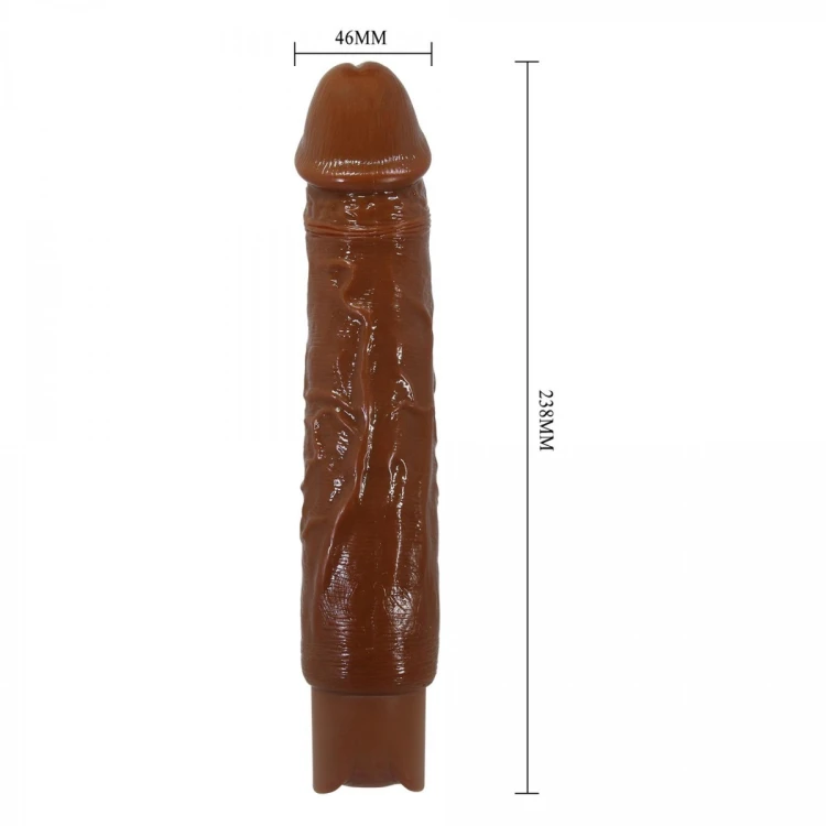 Pretty Love Rufus Realistic Vibrating Dildo (Brown Edition)