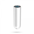 QUACKERS USB RECHARGEABLE VIBRATING BULLET WHITE CRUSHIOUS