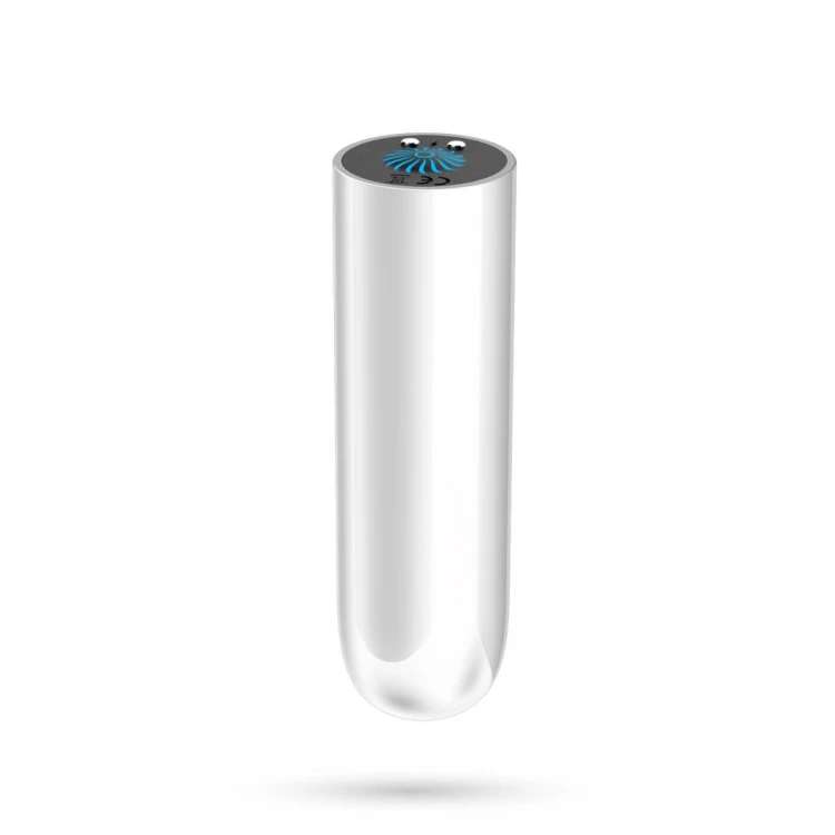 QUACKERS USB RECHARGEABLE VIBRATING BULLET WHITE CRUSHIOUS