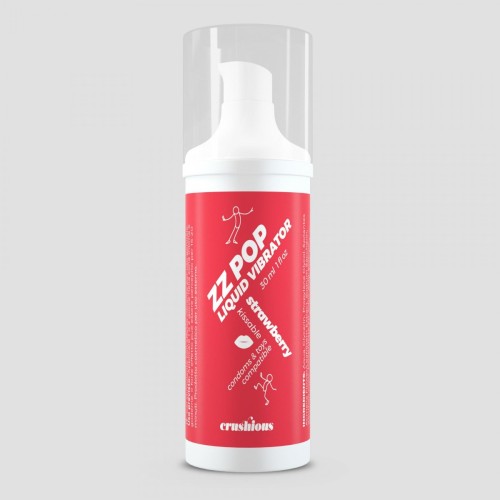 CRUSHIOUS ZZ POP LIQUID VIBRATOR STRAWBERRY AROMA 30ML