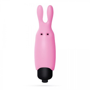 CRUSHIOUS O-PET RABBIT WITH 10 VIBRATION BULLET PASTEL PINK