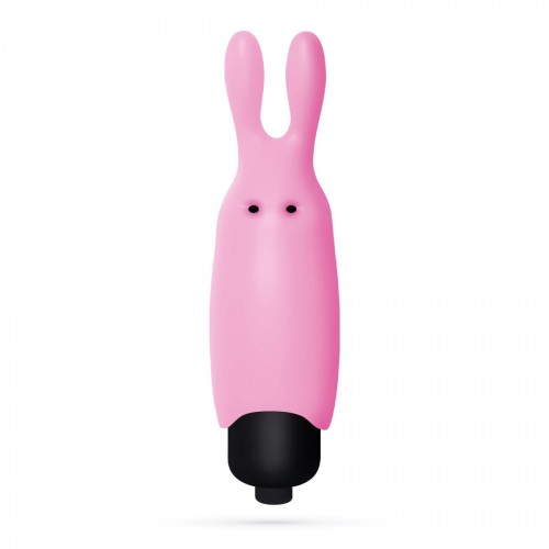 CRUSHIOUS O-PET RABBIT WITH 10 VIBRATION BULLET PASTEL PINK