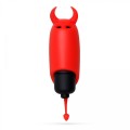 CRUSHIOUS O-PET DEVIL WITH 10 VIBRATION BULLET RED