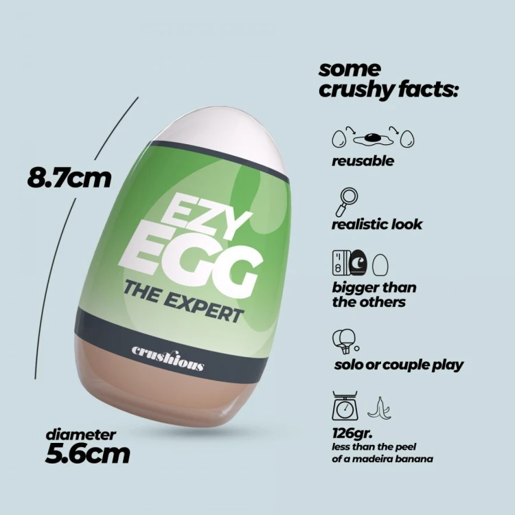 CRUSHIOUS EZY EGG THE EXPERT MASTURBATOR EGG