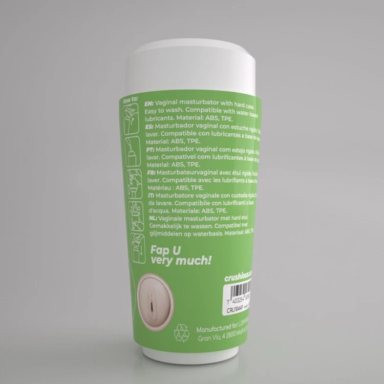 CRUSHIOUS FAPPUCINO CREAMY PUSS PORTABLE VAGINAL MASTURBATOR
