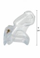 Clear Control Cock Cage Long