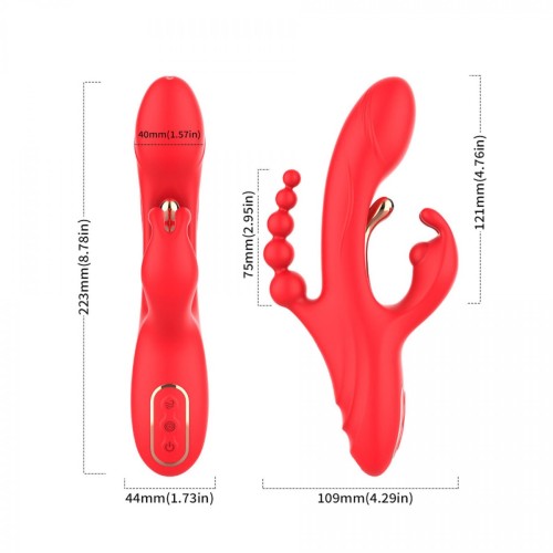 Trident Red Four-point vibration