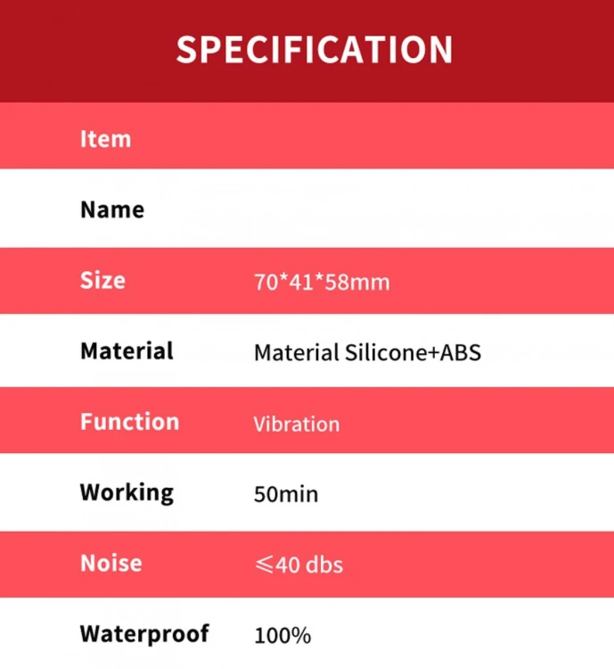 Big Mouth Red 9 vibration function