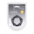 Beaded Silicone Cockring - S - 30mm - Black