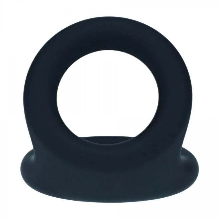 Double O Silicone Cockring - M - Black