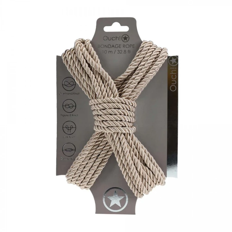 Polyester Bondage Rope - 32.8 ft / 10 m - Gold