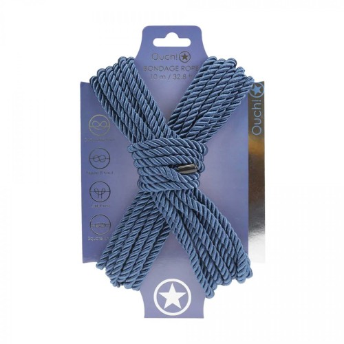 Polyester Bondage Rope - 32.8 ft / 10 m - Navy Blue
