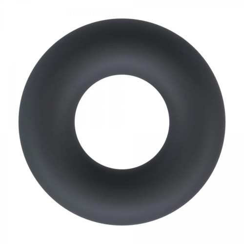 Solid Silicone Cockring - XS - Black