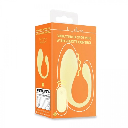 Vibrating G-Spot Vibe with Remote Control - Yellow
