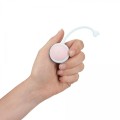 Vibrating and 5 Weight Interchangeable Kegel Kit with Remote Control - Purple