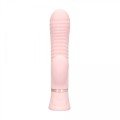 Mystique - Ribbed Rabbit Vibrator - Pink