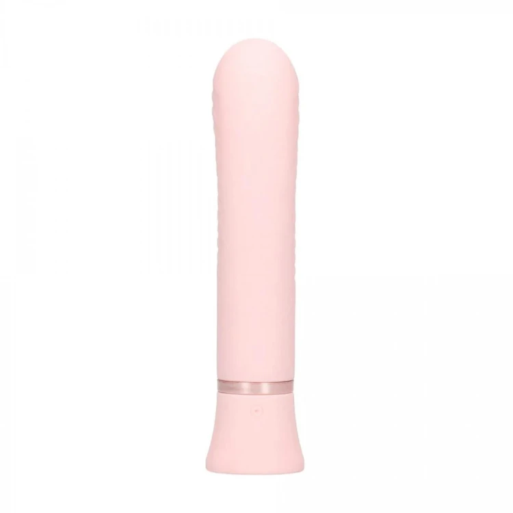 Mystique - Ribbed Rabbit Vibrator - Pink