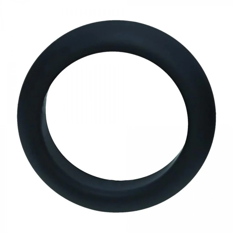 Wide O Silicone Cockring - S - 30mm - Black