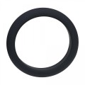 Wide O Silicone Cockring - L - 42mm - Black