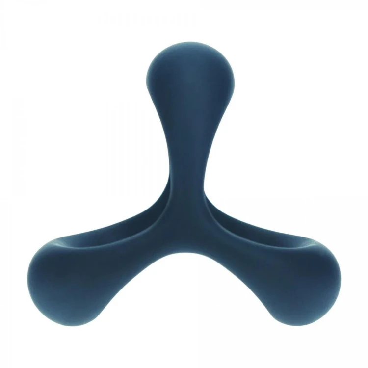 Tri O Ergo Silicone Cockring - Black
