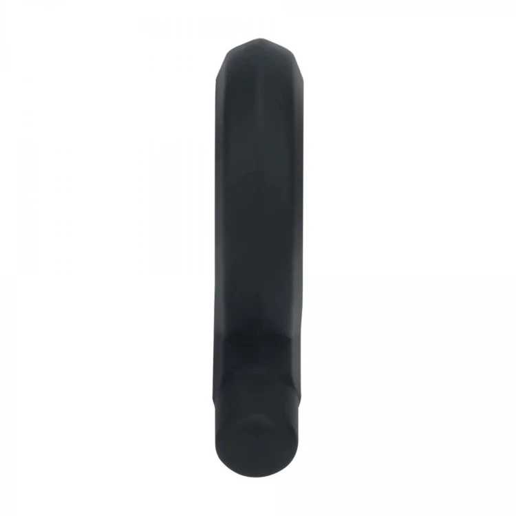 Pencil Liquid Silicone Cockring - Black