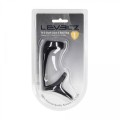 Tri O Silicone Shaft Cock and Ball Ring - Black