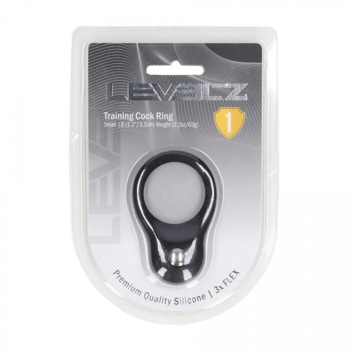Silicone Training Cockring - S - Black