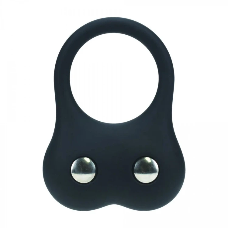 Silicone Training Cockring - M - Black