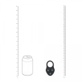Silicone Training Cockring - L - Black