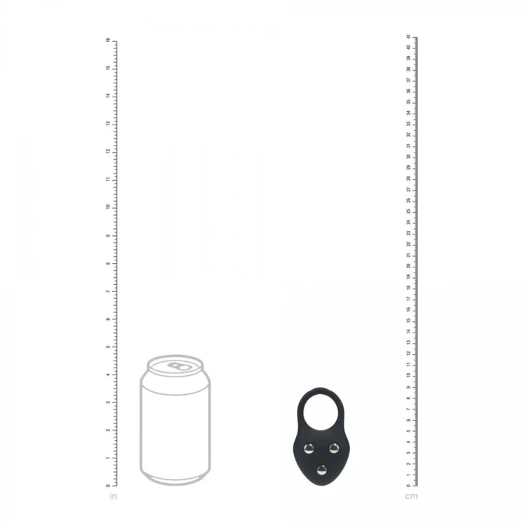 Silicone Training Cockring - L - Black