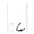 Silicone Cockring with Prostate Stimulator - S - Black