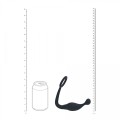 Silicone Cockring with Prostate Stimulator - L - Black