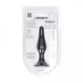 Slim Silicone Anal Plug - M - Black