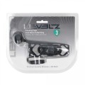 Vibrating Cage Silicone Cock Sleeve and Ball Ring - Black