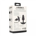 Classic Vibrating Silicone Anal Plug - S - Black
