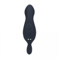 Heating and Vibrating Silicone Prostate Stimulator - Black