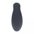 Dual Motor Remote Control Dual Motor Vibrating Liquid Silicone Prostate Stimulator - Black