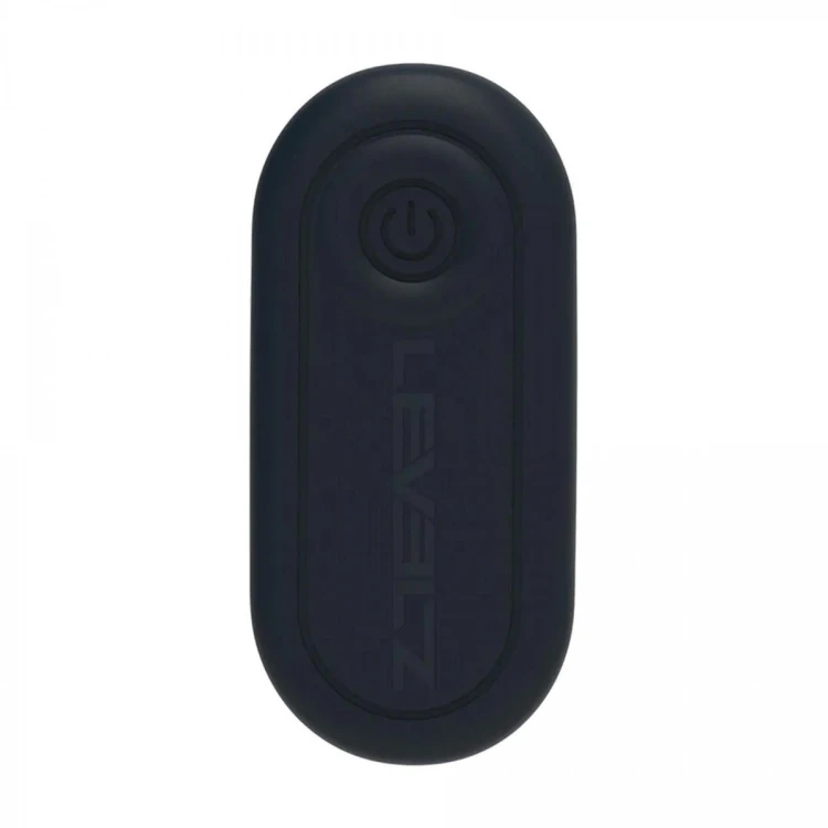 Remote Control Beaded Vibrating Silicone Anal Plug - Black